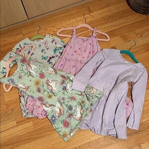 Bundle 4 girls dresses H&M and Hana Anderson 4t through 6x/7